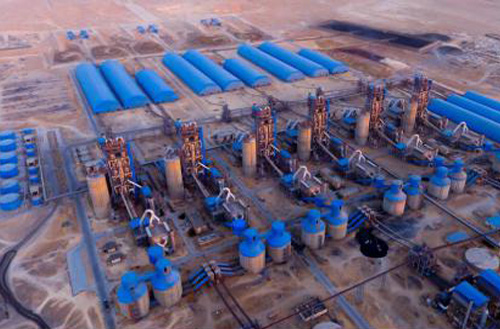 由鵬飛集團供貨的6×6000TPD水泥回轉窯、立磨成功投產